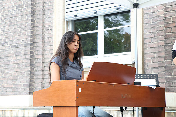 Porträt Pianistin