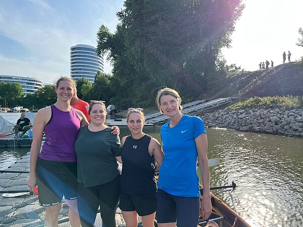 eines der 6 Teams, die bei der Regatta für die Kaiserswerther Diakonie antreten